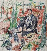 Rik Wouters Man with Straw Hat. oil painting reproduction